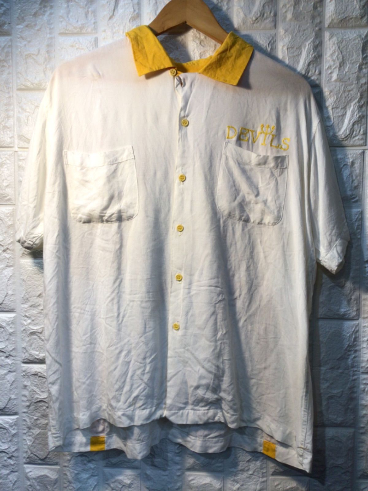 DEMONS DEVIL BOWL ボウリングシャツ 60年代 - メルカリ