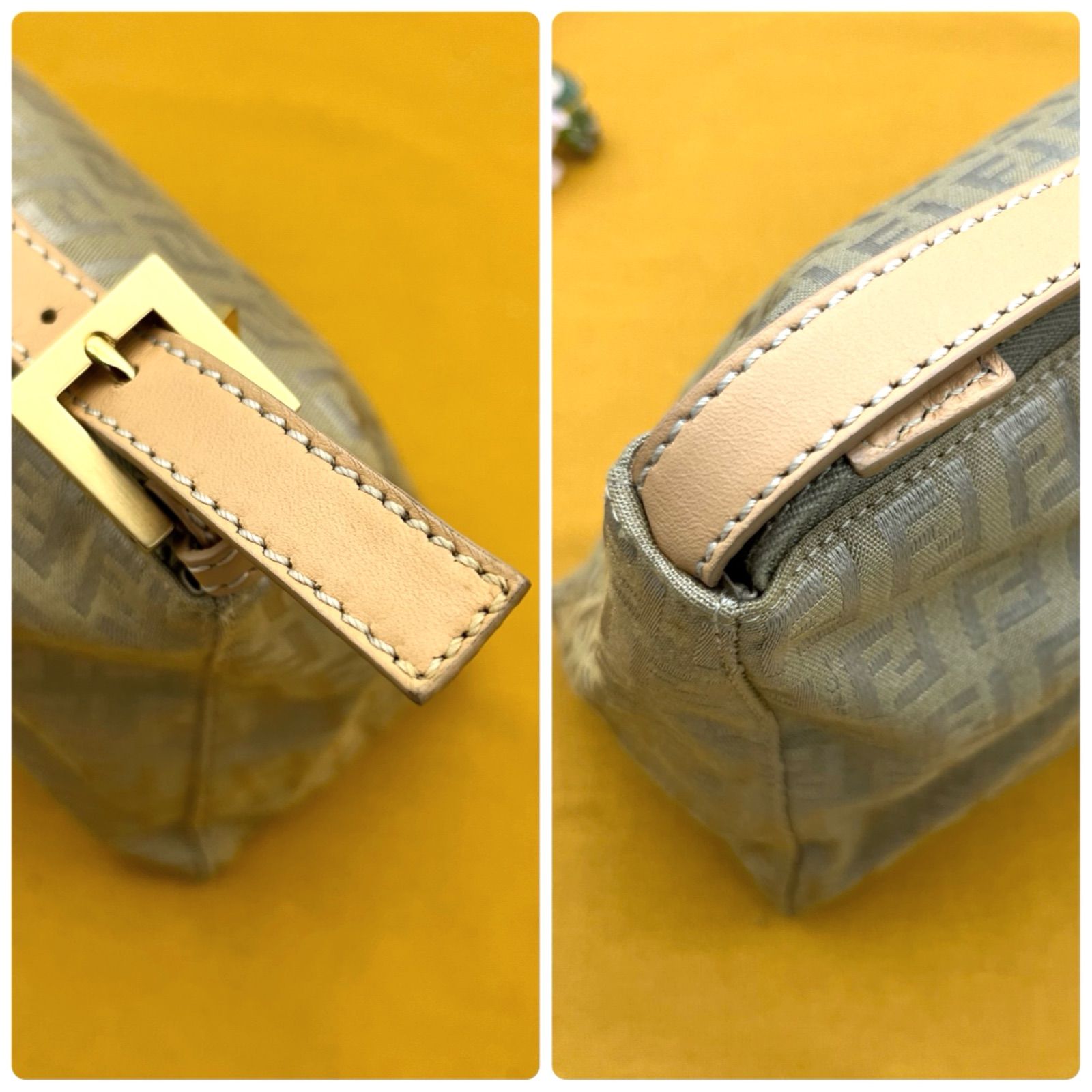 ✨未使用に近い✨フェンディ アクセサリーポーチ ズッキーノ FF柄