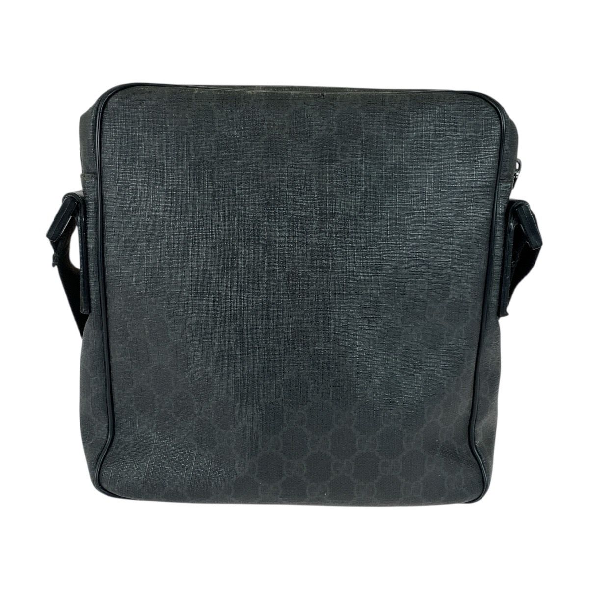 GUCCI グッチ ブラック 黒 グレー GGスプリームキャンバス/レザー