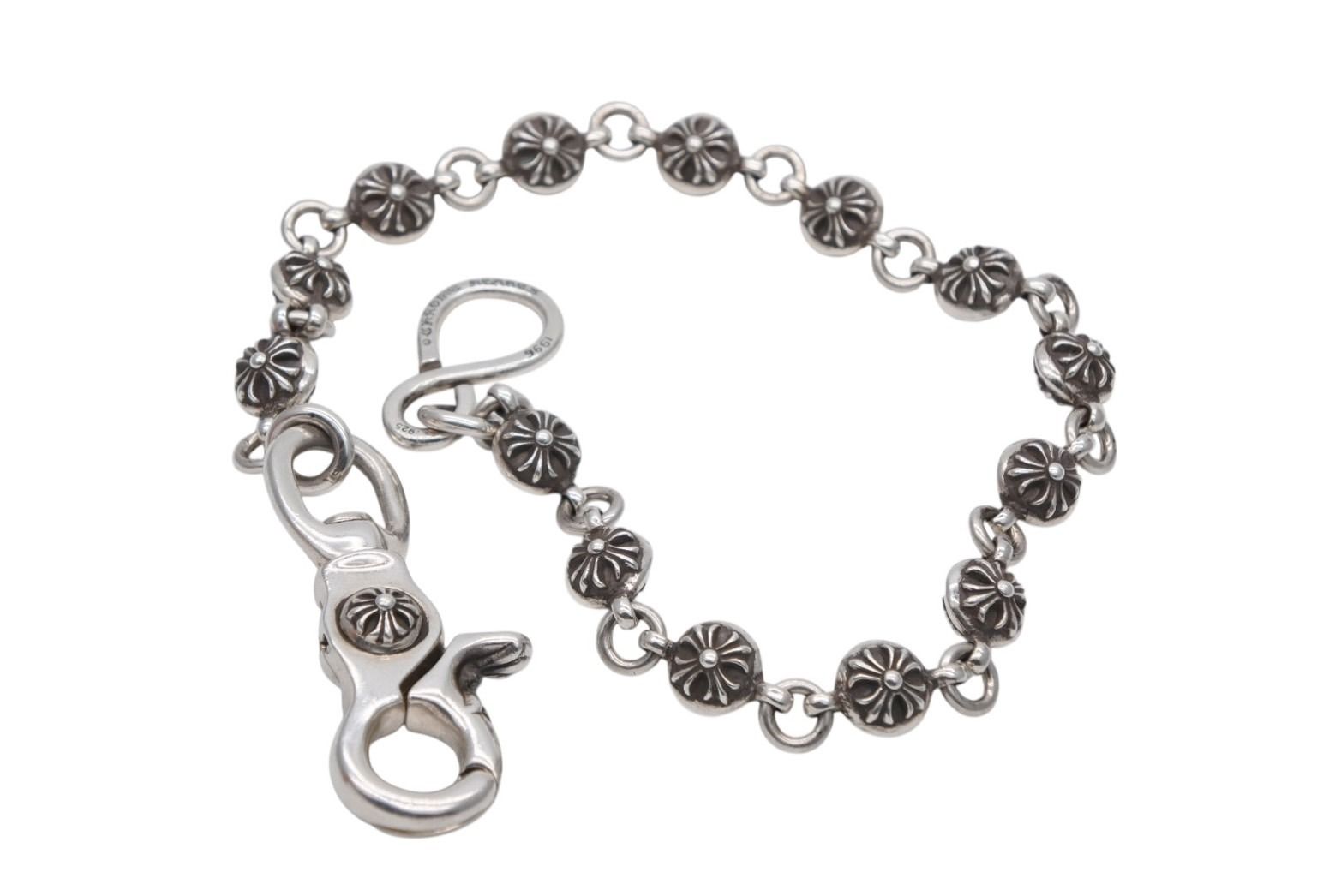 極美品 CHROME HEARTS クロムハーツ クロスボール ショート ウォレット