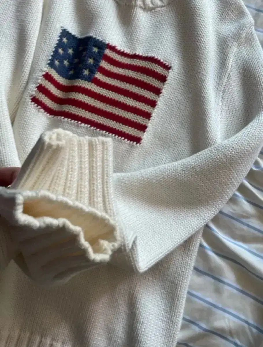ポロ 星条旗ニット BOYS PLANET XL