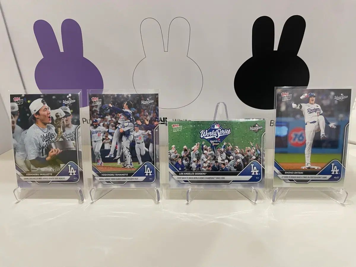 2025 ドジャーズ 優勝 記念 カード セット + 大谷 9出塁 販売します 0 