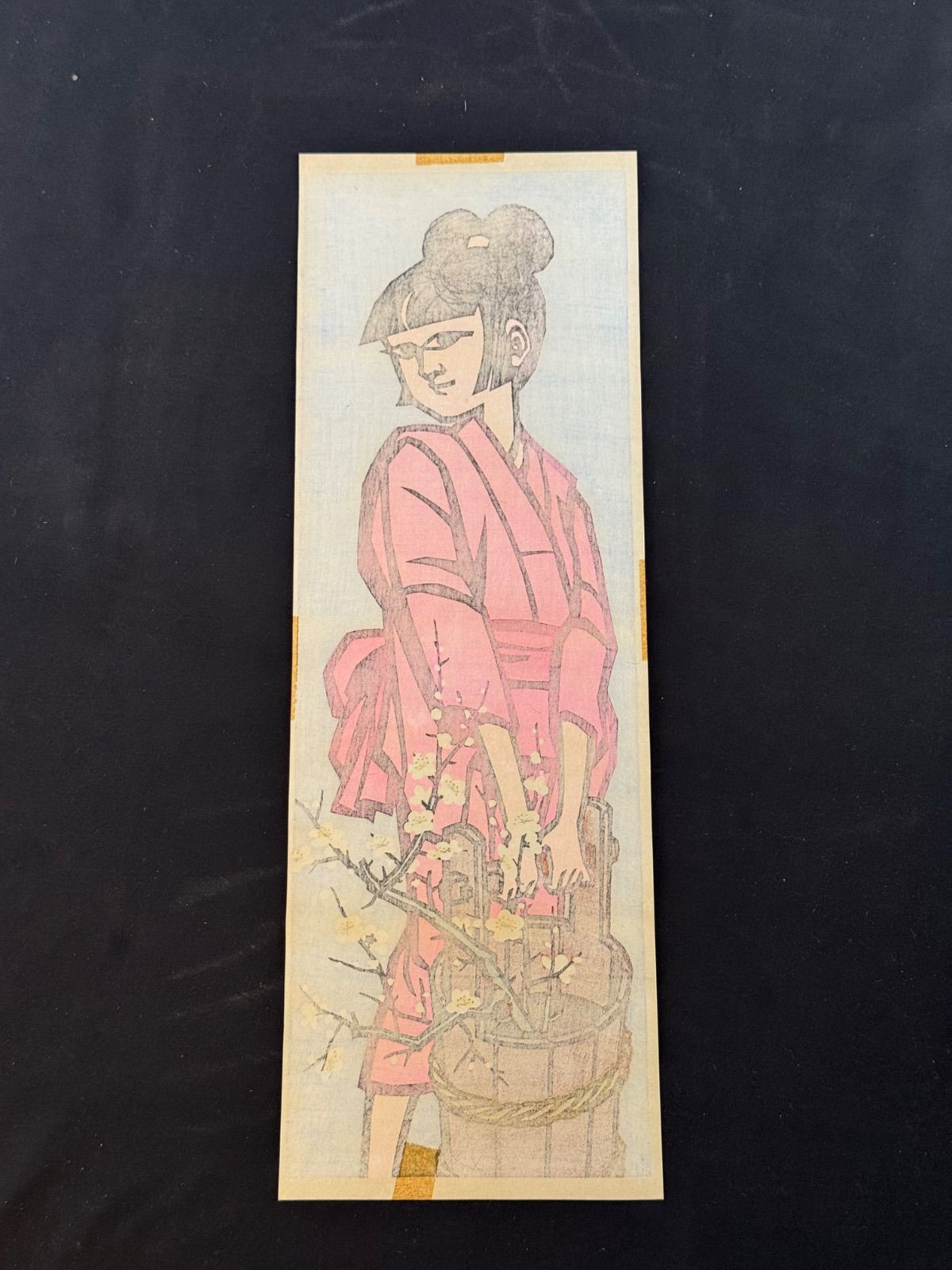 滝平二郎 「梅」手摺木版画 直筆サイン - メルカリ