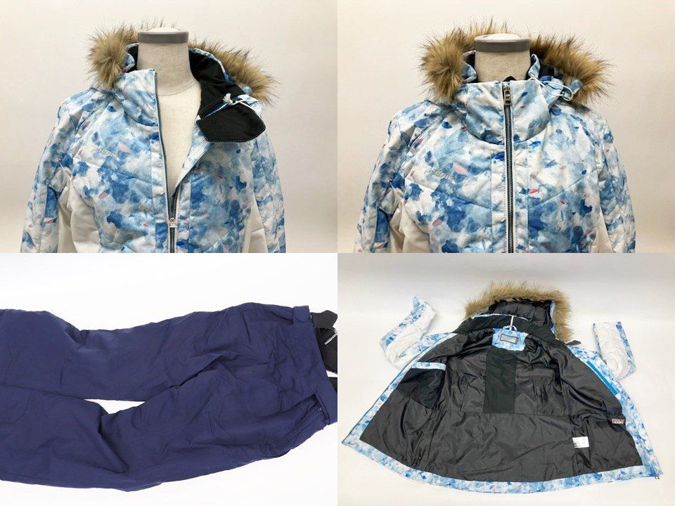 ワケあり フェニックス レディース スキージャケット&パンツ セットアップ XL ブルー PS8822P61 スポーツ R2512-002 ウィンタースポーツ ワケあり フェニックス レディース スキー