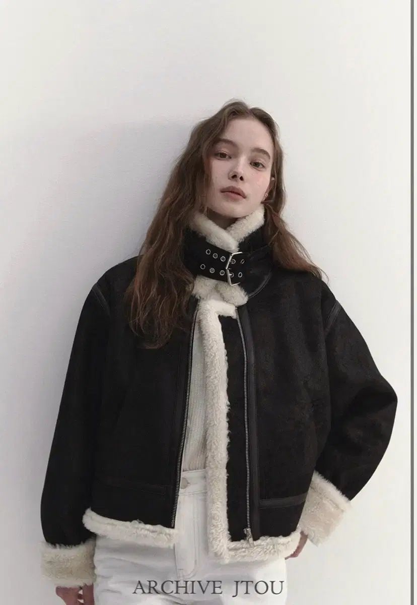 ARCHIVE JTOU スウェード ウール ムートン