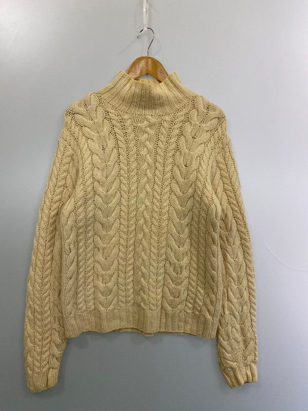 【現状渡し品】RALPH LAUREN ラルフローレン 90S HI-NECK KNIT 90年代 ハイネック ニット メンズ セーター トップス アラン模様 【146-251214-em-18-min】