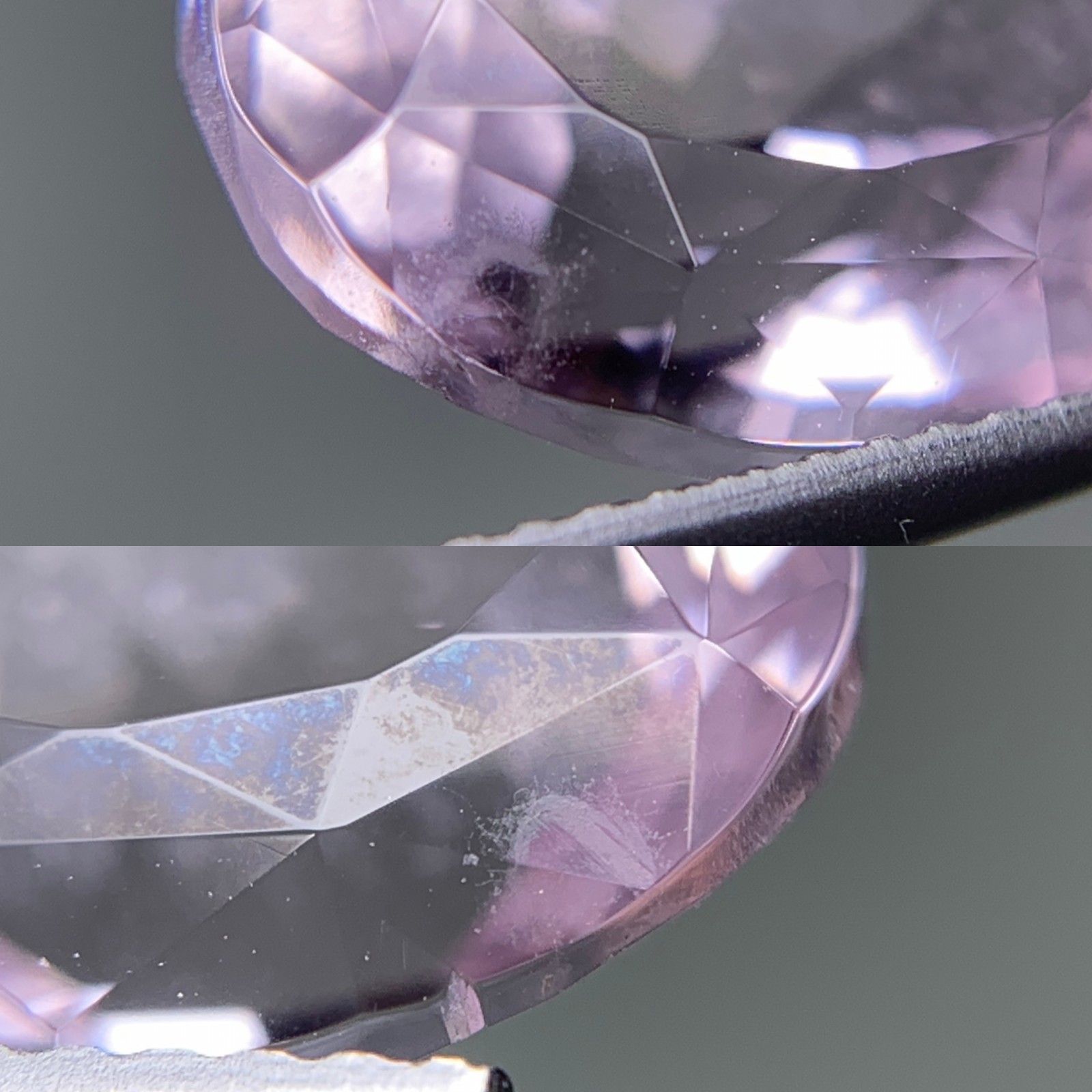 クンツァイト 天然 8.144ct 宝石ソーティング付き 13.7㎜×11.1㎜×7.8