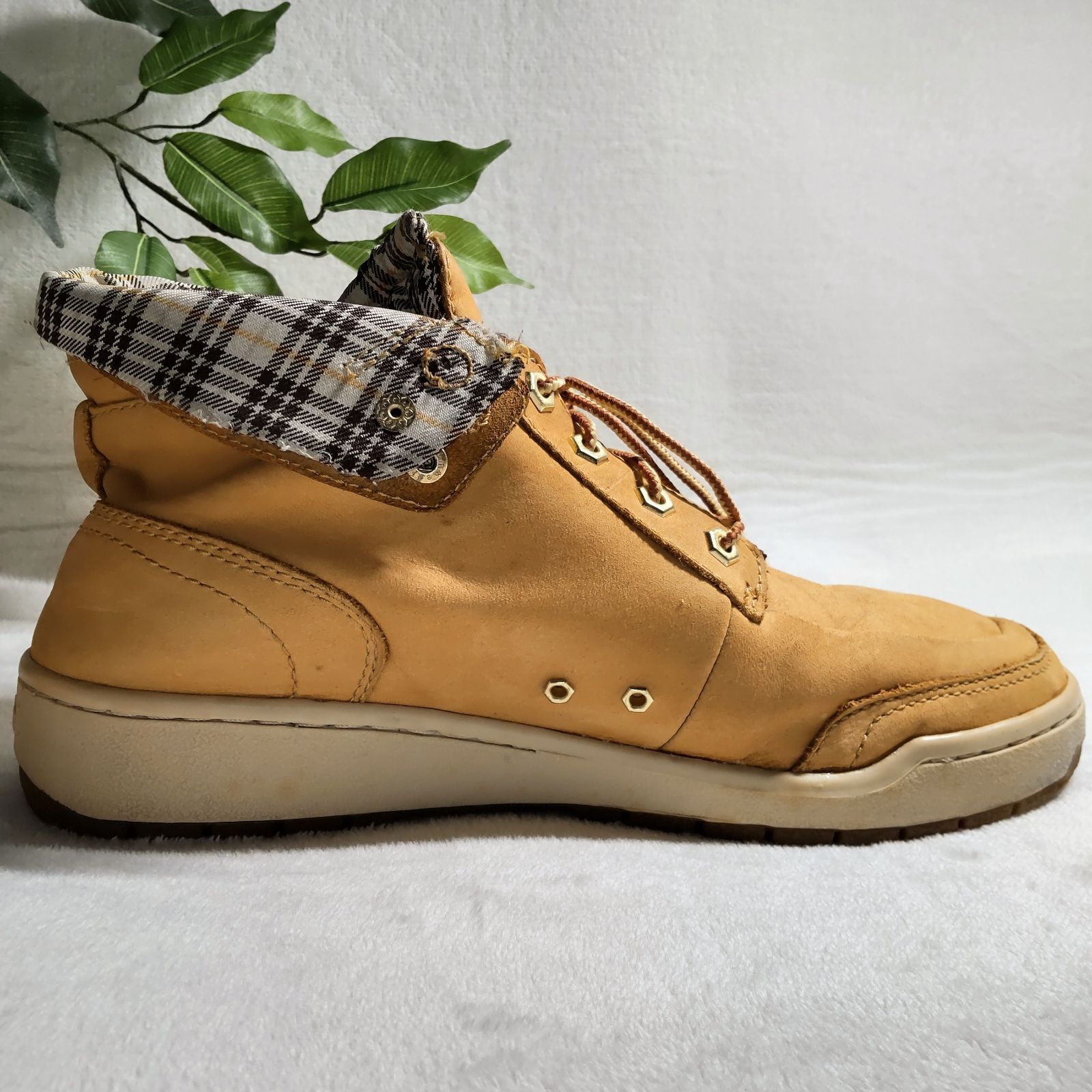 良品】Timberland/ティンバーランド/ハイカットスニーカー/ベージュ/約