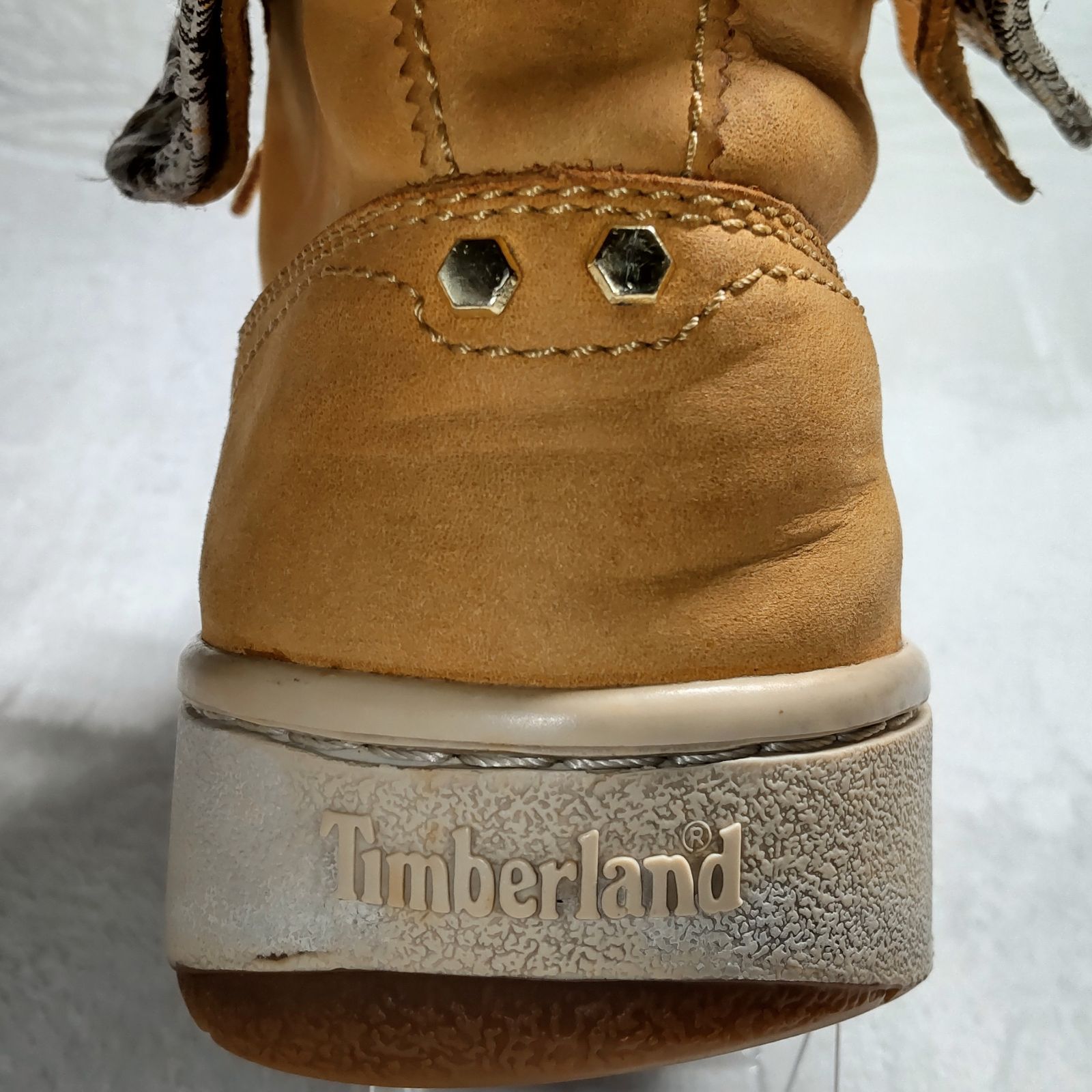 良品】Timberland/ティンバーランド/ハイカットスニーカー/ベージュ/約