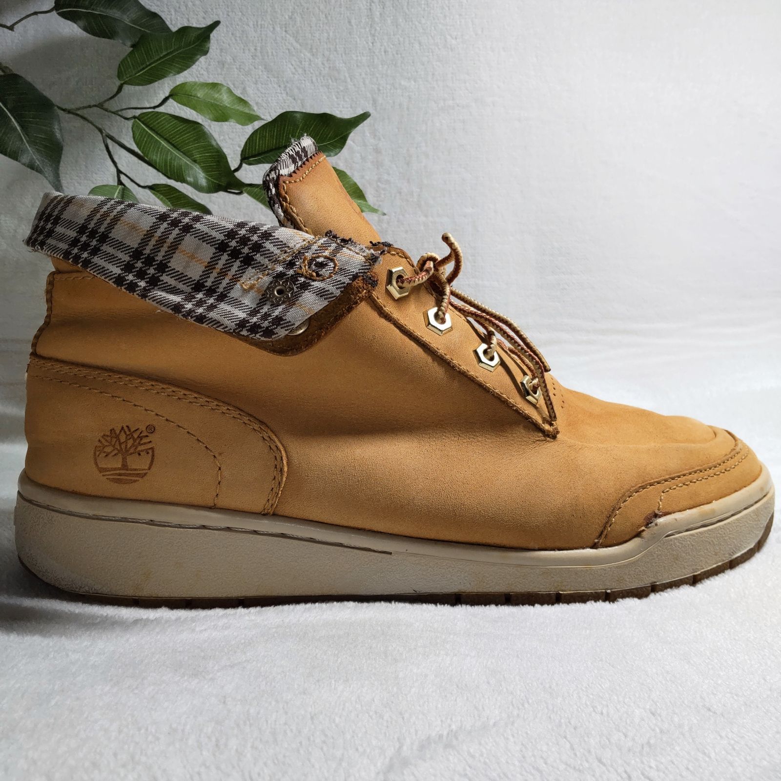 良品】Timberland/ティンバーランド/ハイカットスニーカー/ベージュ/約