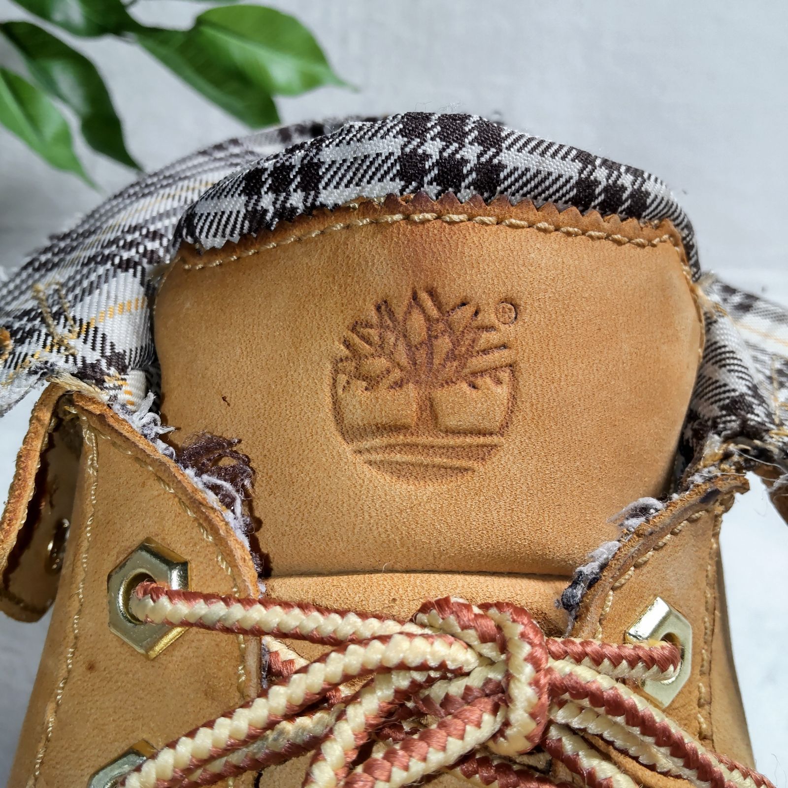 良品】Timberland/ティンバーランド/ハイカットスニーカー/ベージュ/約
