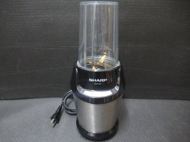 中古品 SHARP シャープ コンパクトパワーブレンダー EM-P10A-B 動作