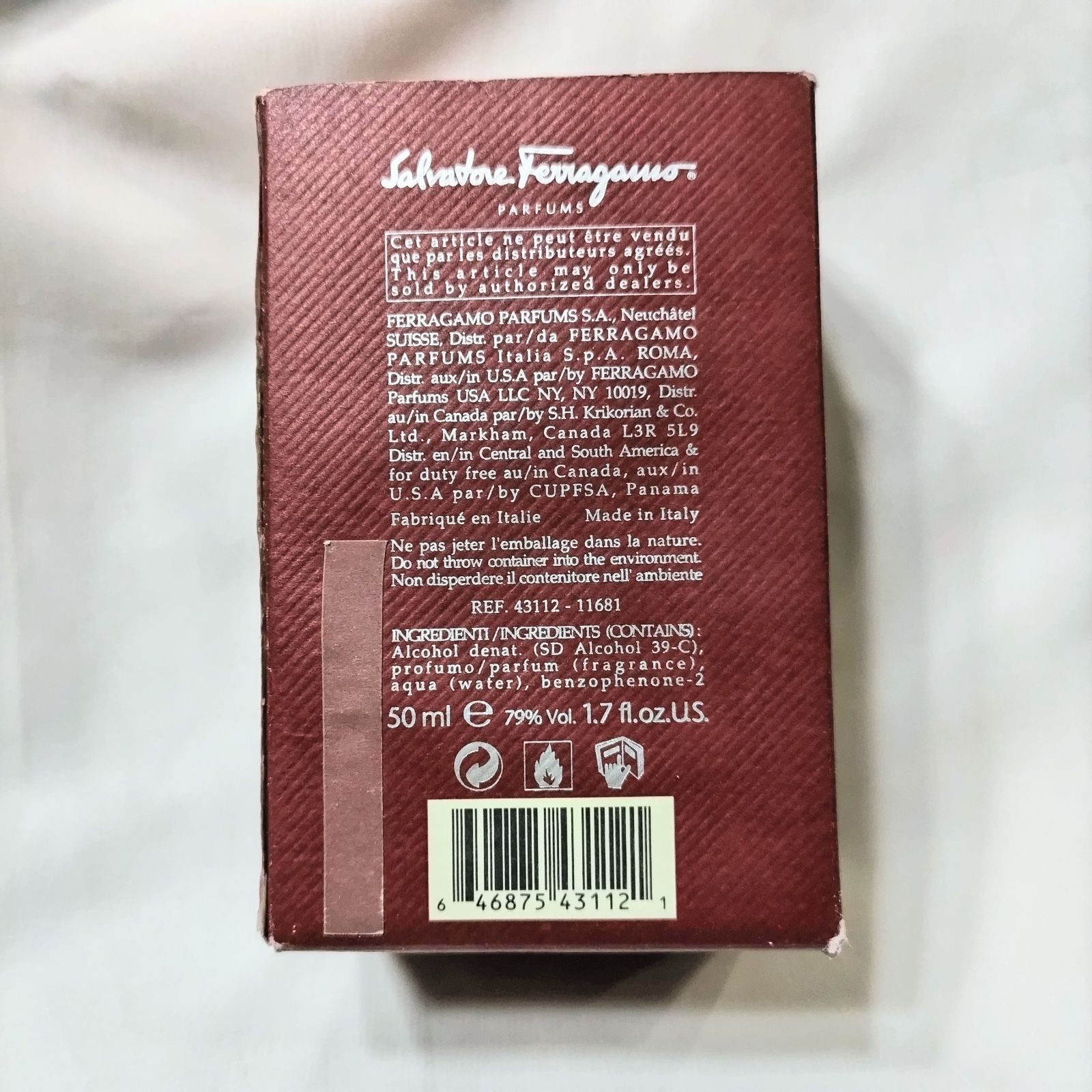 SalvatoreFerragamo/サルヴァトーレフェラガモ POUR HOMME 50ml AA766