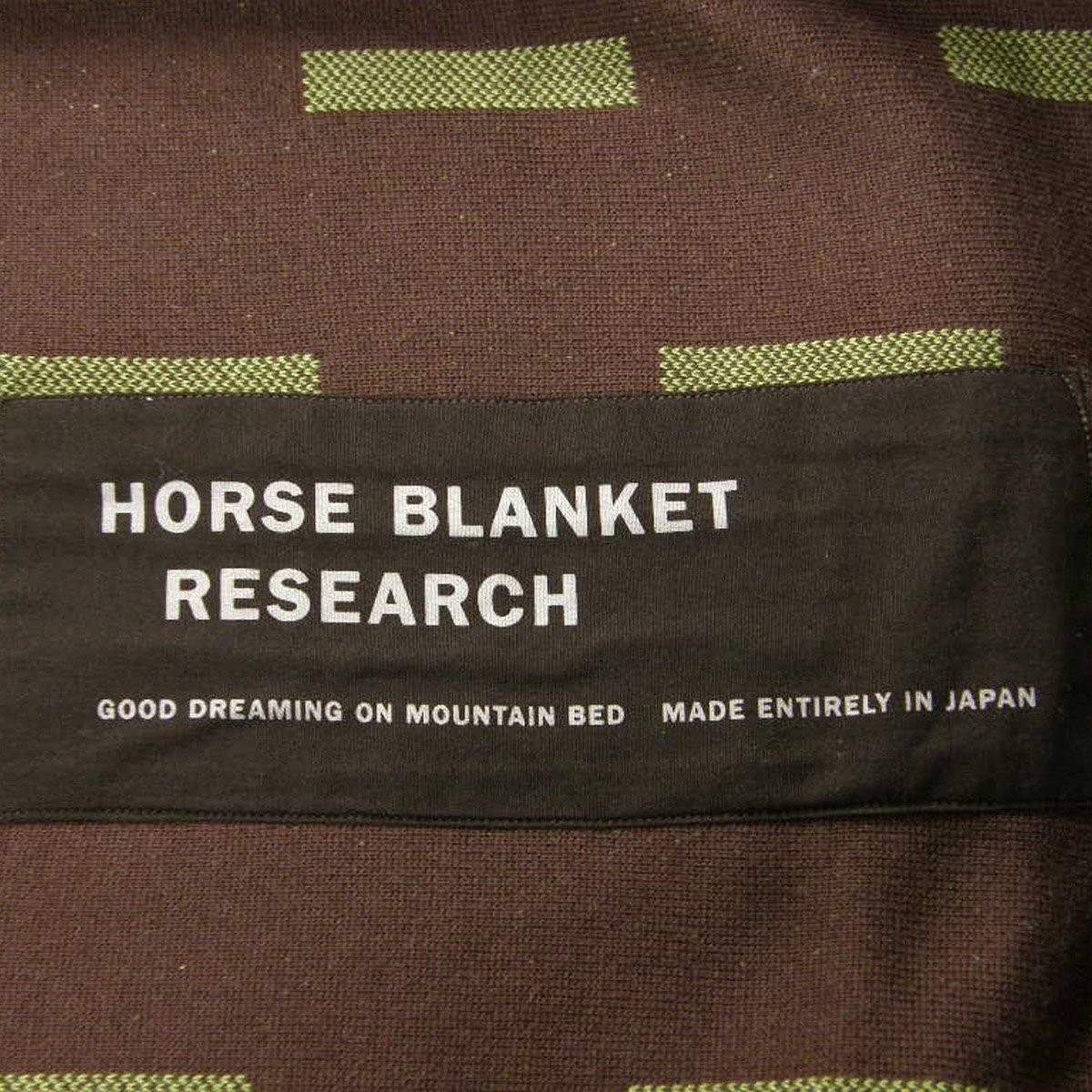 新品】 HORSE BLANKET RESEARCH ／ ホースブランケットリサーチ 167