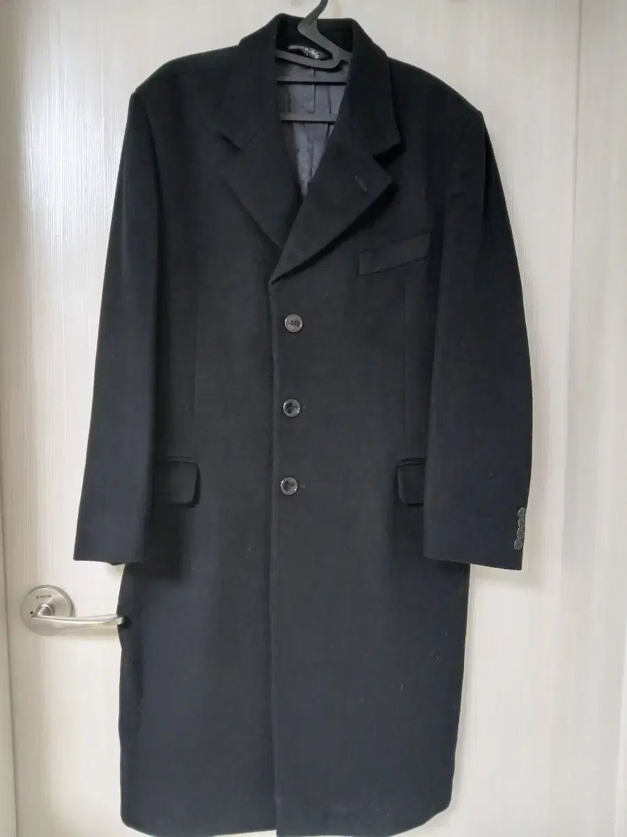 アルマーニ コレツィオーニ ブラック メンズ ロング コート