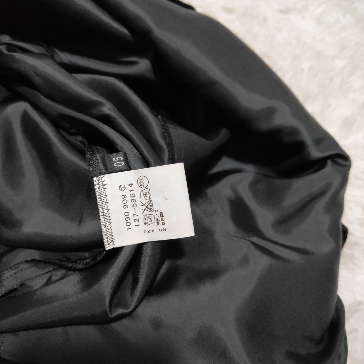  INDIVI ブラック フォーマル セットアップ ワンピース XS ワンピーススーツ セレモニースーツ