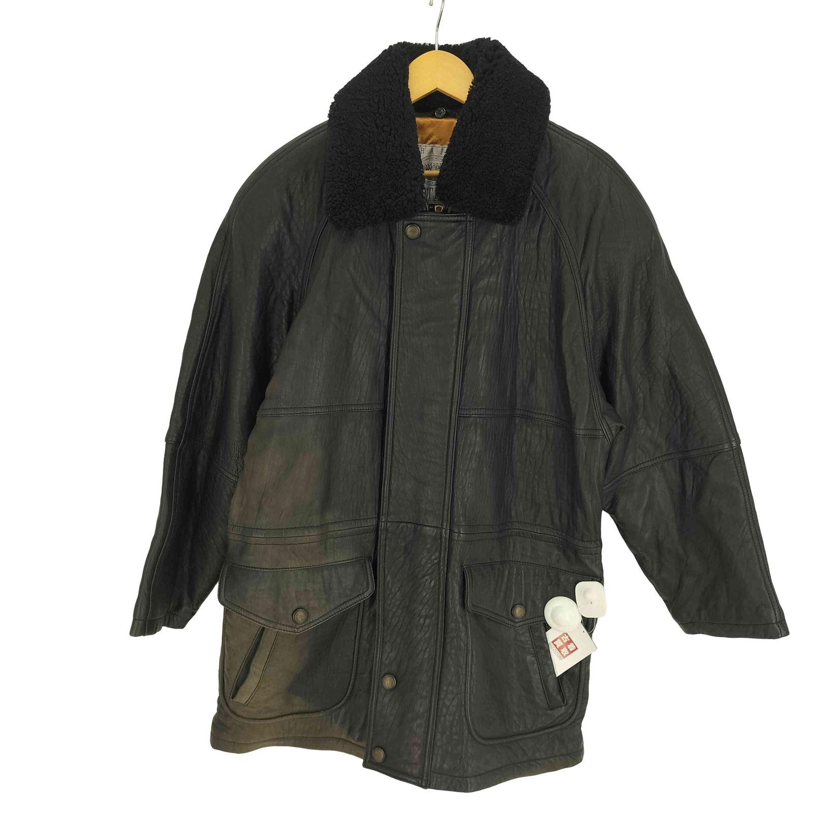 ハラジュクマザー HARAJUKU MOTHER 90S ラムレザー 羊革 ジップアップ