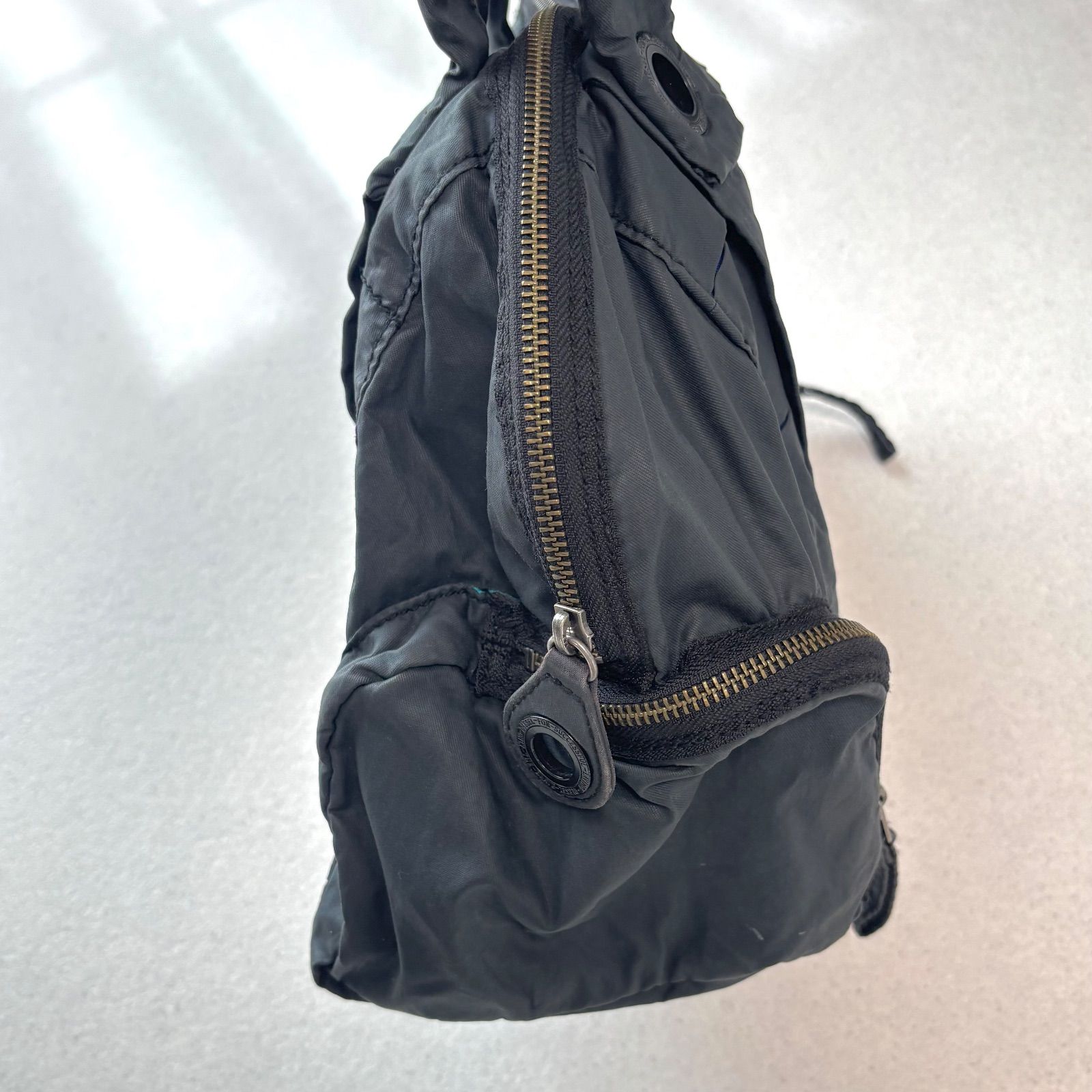 diesel archive hand bag navy blue 00s Y2K ディーゼル ハンドバッグ