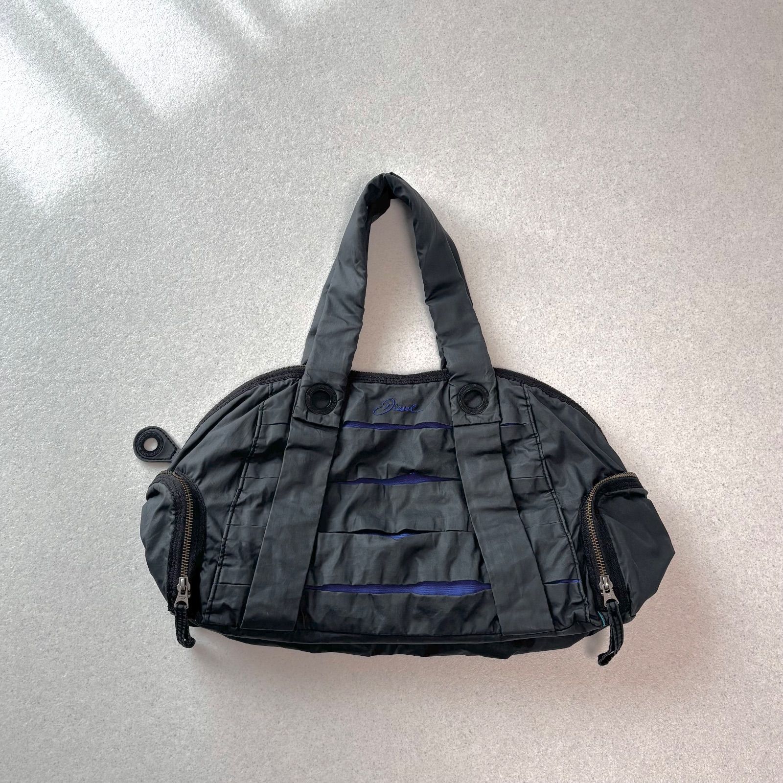 archive90s DIESEL Y2K レザー ハンドバッグ ボストンバッグ diesel y2k ハンドバッグボストン archive90s DIESEL Y2K レザー