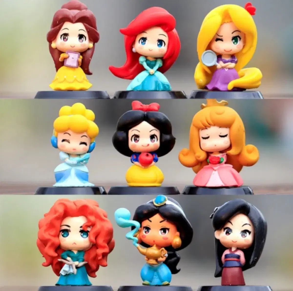 ディズニー　グッズ　大量まとめ売り　セット　フィギュア ぬいぐるみ　プリンセス ディズニー プリンセス フィギュア 未開封 9種 SET セット まとめ 出品