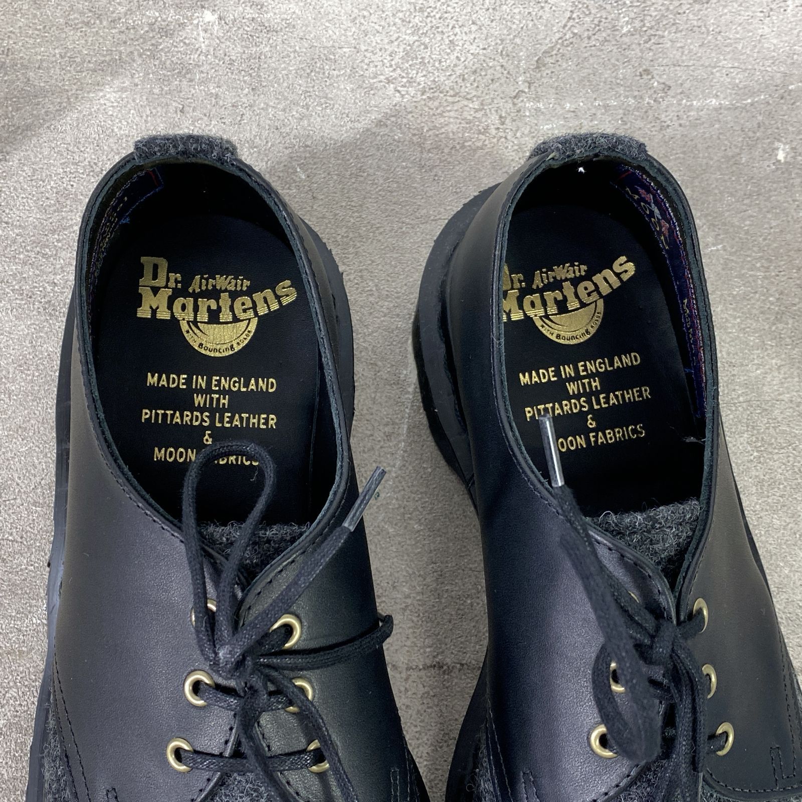 Dr. Martens 3ホール レザーシューズ UK6 ブラック 美品 Dr Martens☆ZEFFIR 3i☆3ホール☆ブラック系 (Dr.Martens/ドレス
