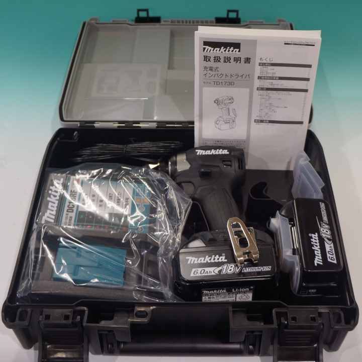 makita マキタ 充電式インパクトドライバ 18 V 6.0 Ah ブラック フルセット