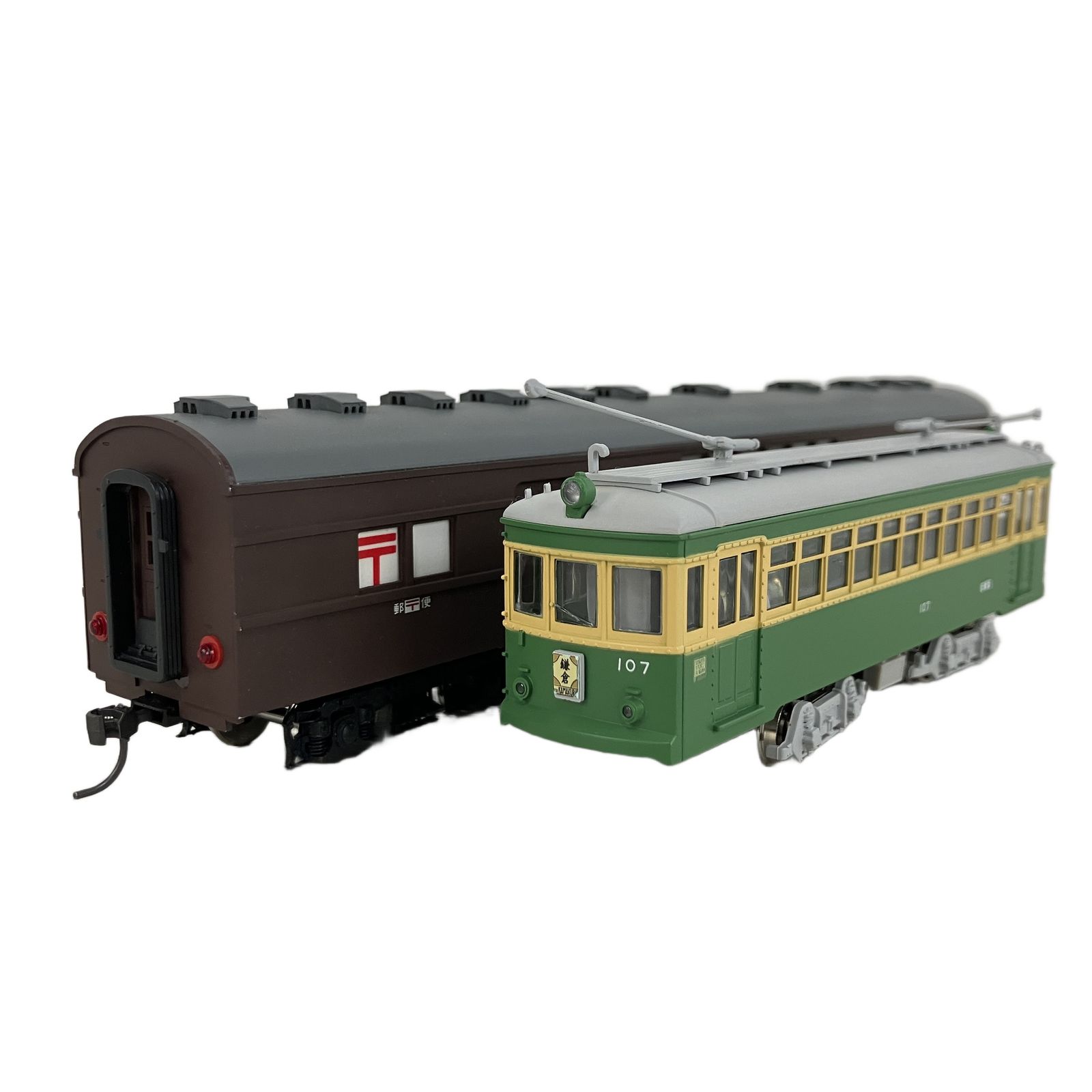 詳細不明 江ノ電 100形 107号 スユ42 2両セット 鉄道模型 HO