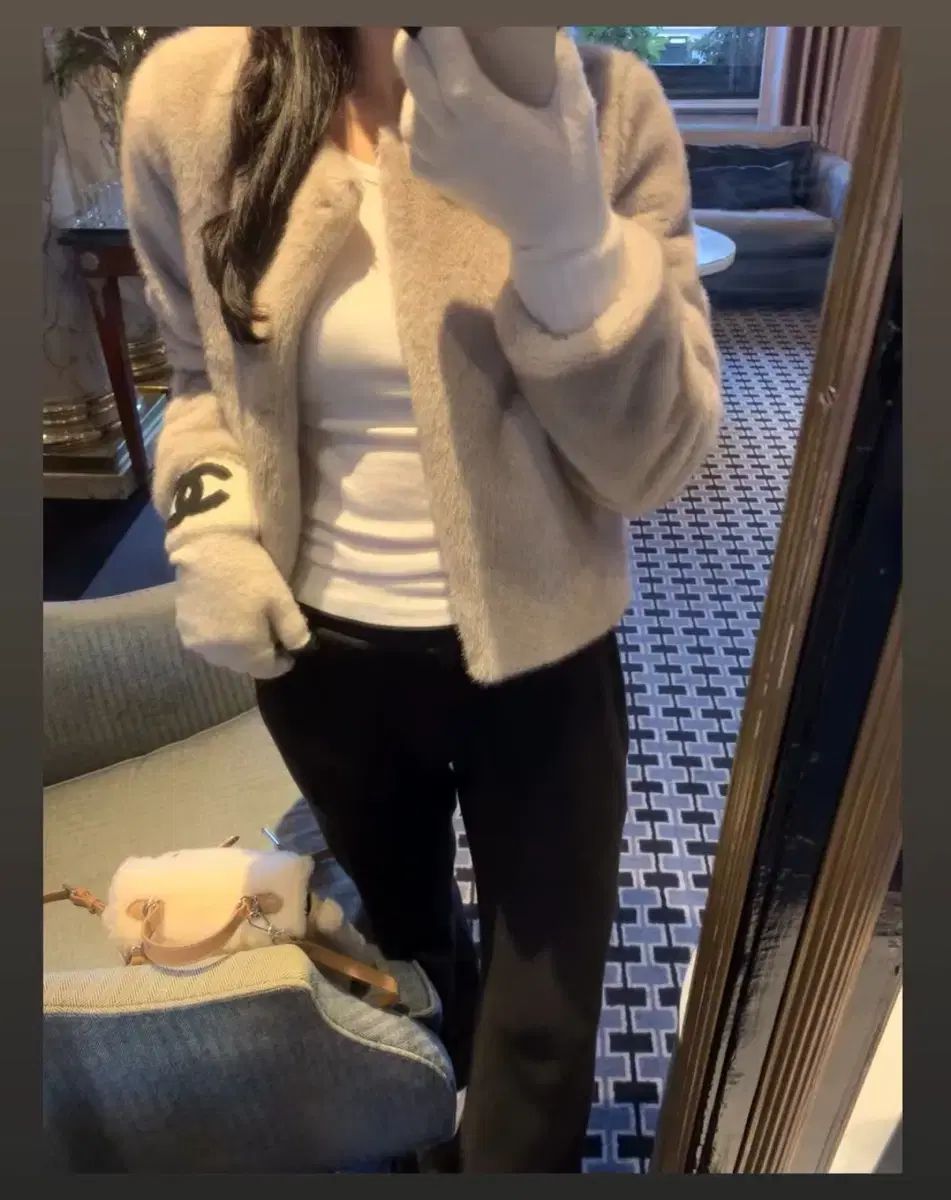 実際に着用1回 ラ プリエ イヴ ファージャケット グレー