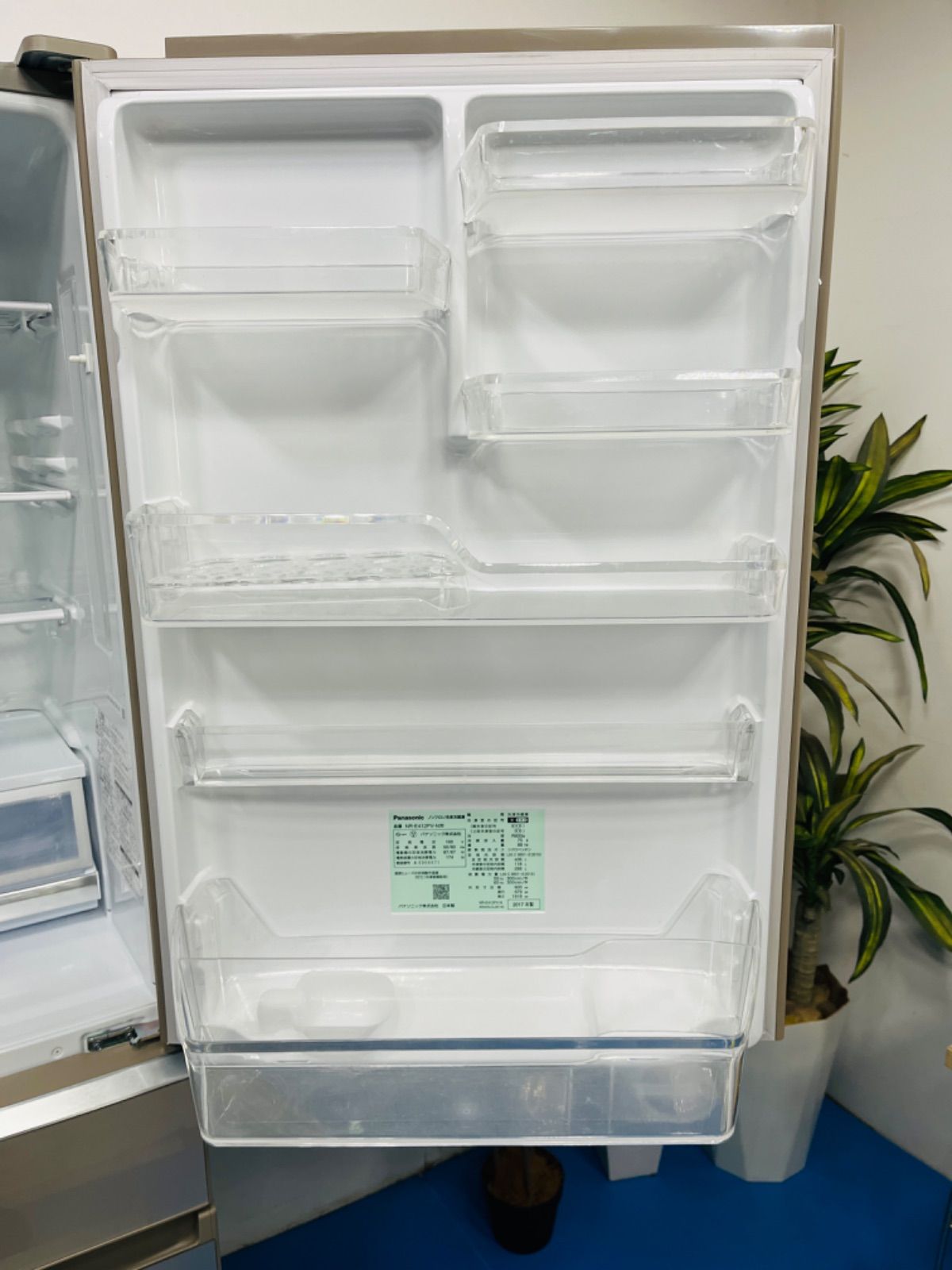 2017年式 406L Panasonic 冷蔵庫 NR-E412PV-N Panasonic 2017年製
