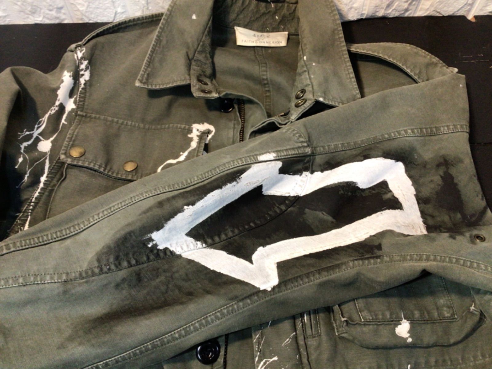 FAITH CONNEXION HARD PEINTED COTTON JACKET - メルカリ