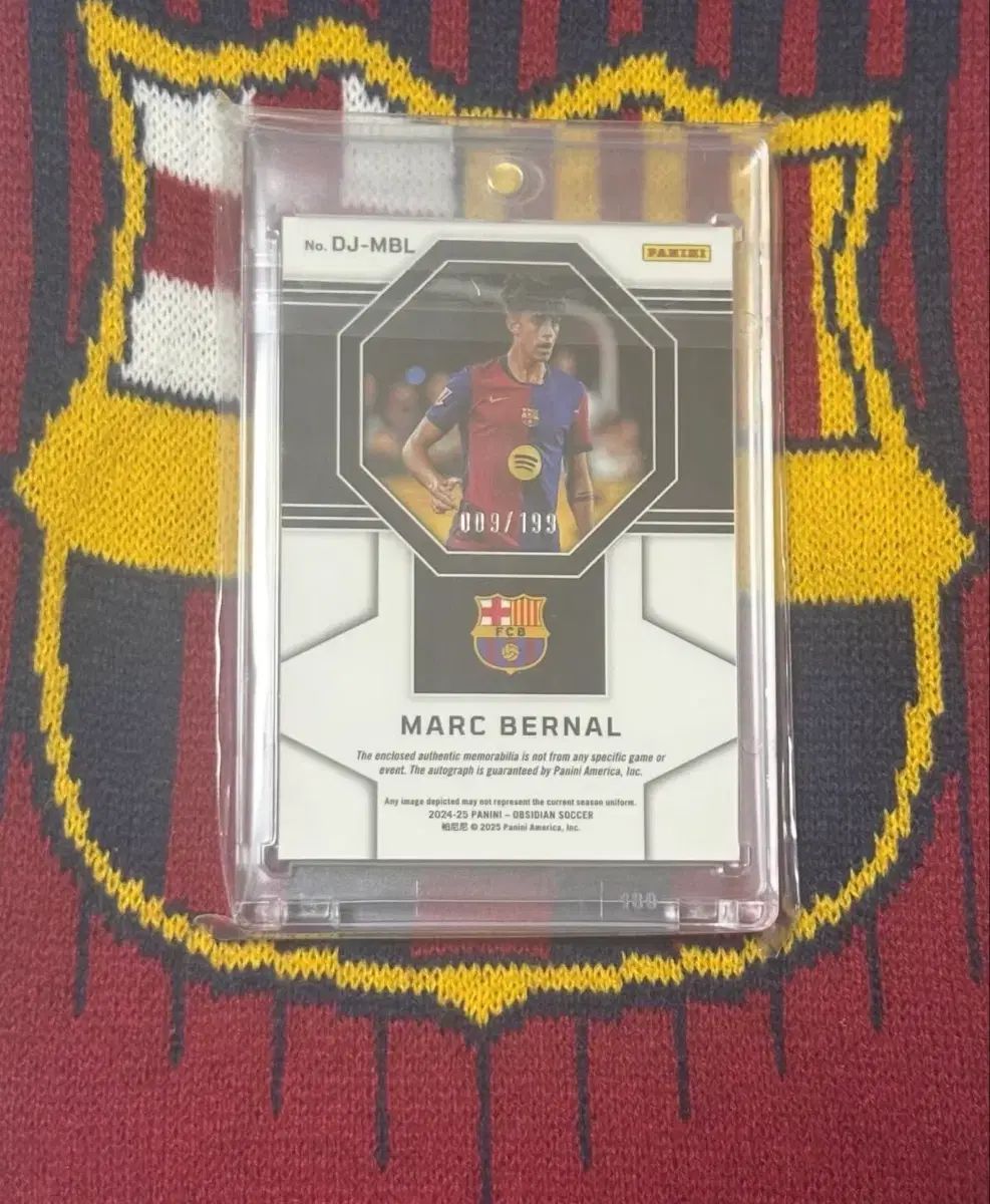マルク ベルナル FCバルセロナ ルーキー トゥーCOLOR パッチ オート サイン入り カード