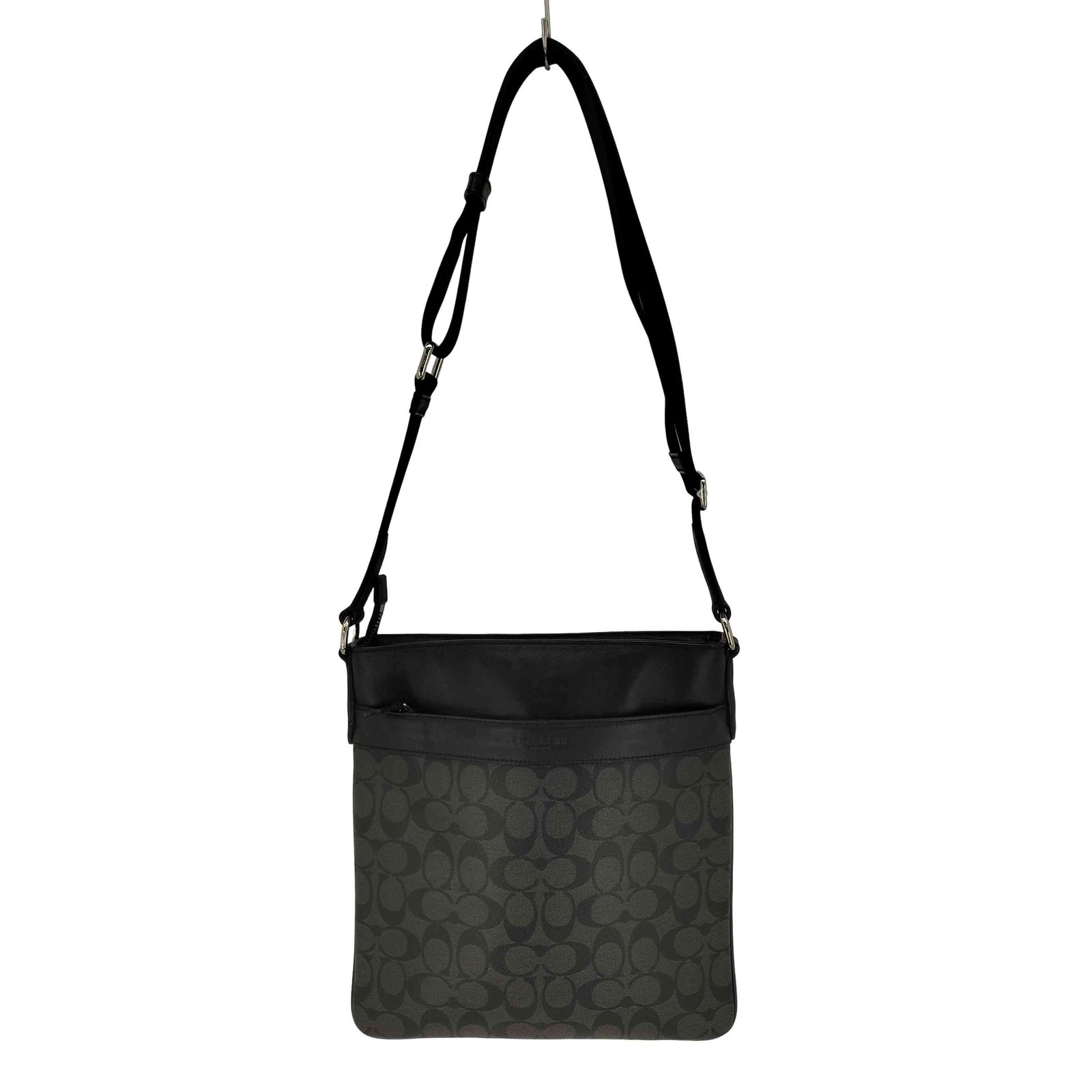 コーチ COACH シグネチャー PVC ショルダー バッグ メンズ 表記無