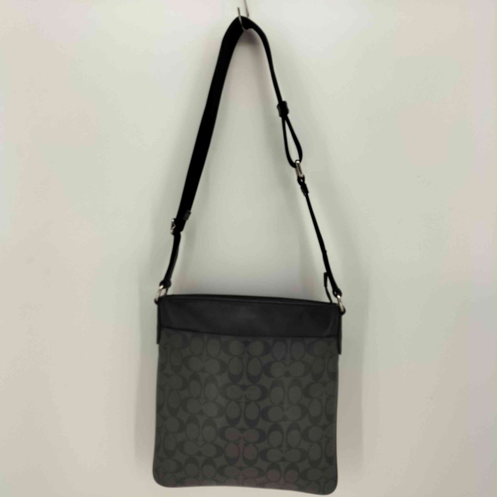 コーチ COACH シグネチャー PVC ショルダー バッグ メンズ 表記無