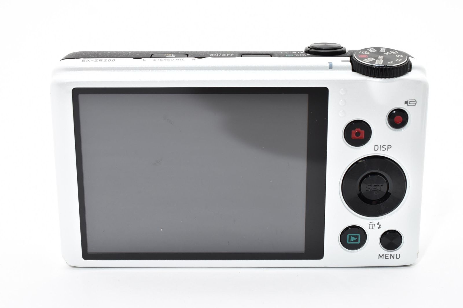 難アリ】CASIO カシオ EX-ZR200 ホワイト - メルカリ
