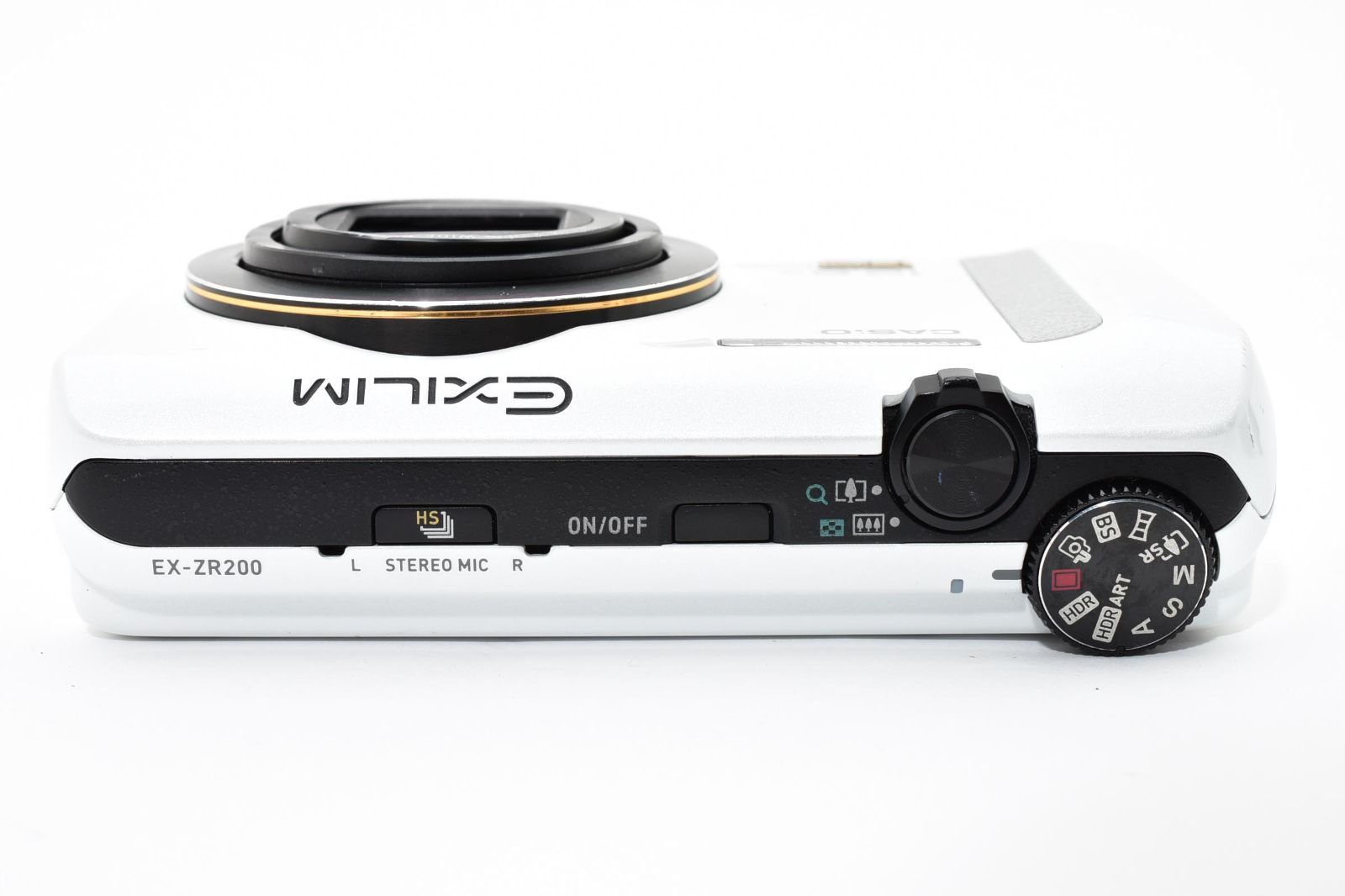 難アリ】CASIO カシオ EX-ZR200 ホワイト - メルカリ
