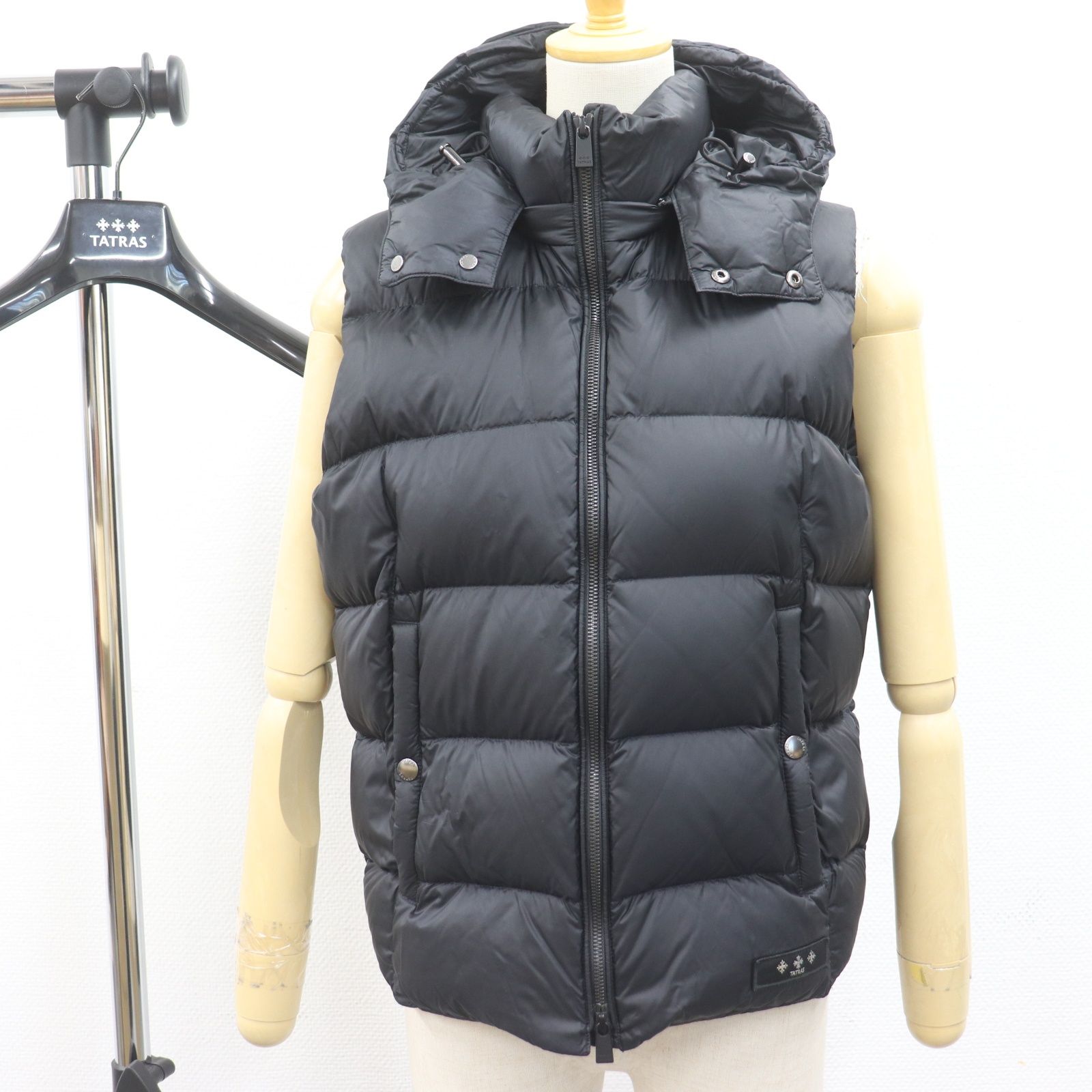 正規 TATRAS タトラス ダウンベスト メンズ サイズ 170 88 A トップス アウター ブラック