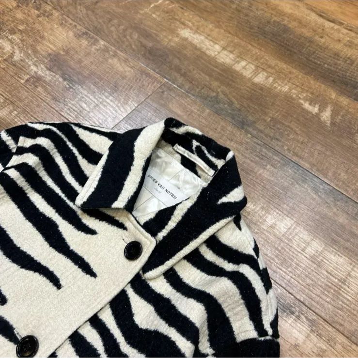 Dries Van Noten ドリスヴァンノッテン ゼブラ アニマル柄 ステン