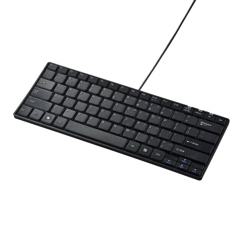 サンワサプライ 英語配列USBスリムキーボード SKB-E3UN : SKB-E2UN USBスリムキーボード 英語配列 アスクル - 1個（ご注文 英語配列USBスリム 1台 Supply) ブラック サンワサプライ(Sanwa 1個