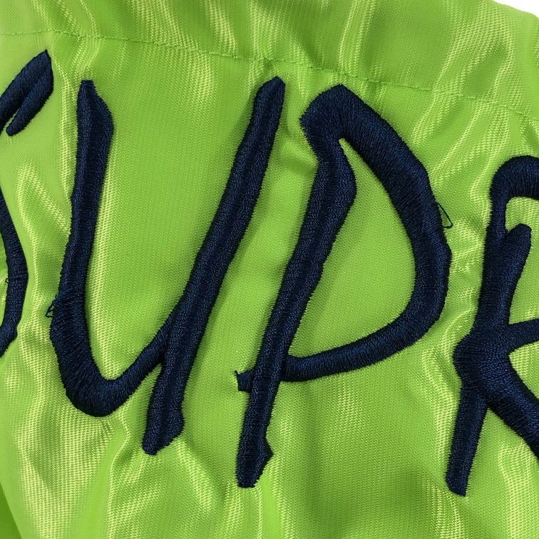 【品】Supreme シュプリーム 15SS MAJESTIC NY YANKEES SATIN HOODED COACHES JACKET 【149-251202-SY-01-iwa】