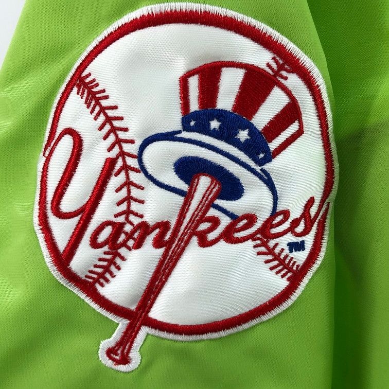 【品】Supreme シュプリーム 15SS MAJESTIC NY YANKEES SATIN HOODED COACHES JACKET 【149-251202-SY-01-iwa】