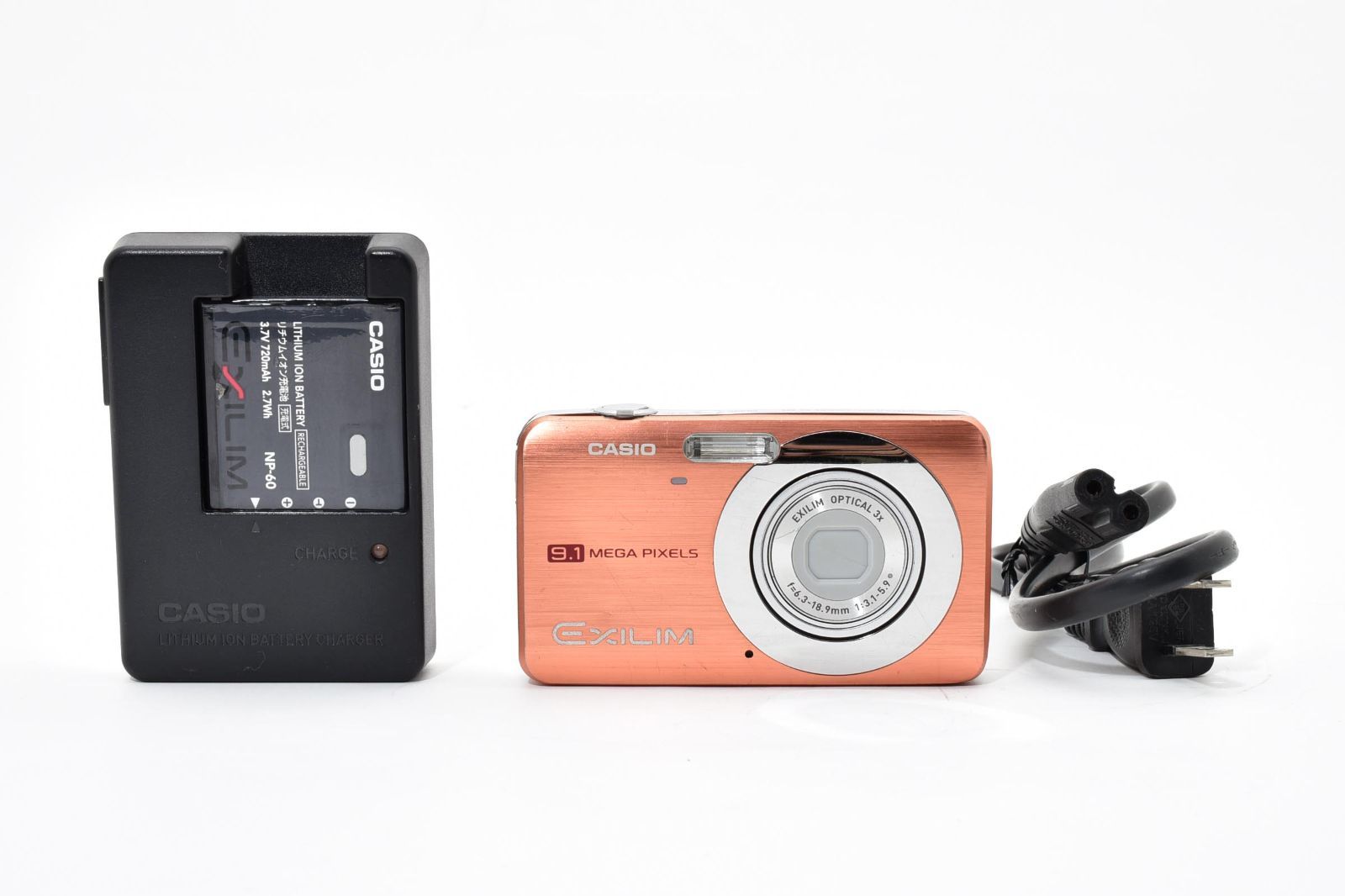 CASIO EXILIM EX-Z85 オレンジ デジカメ 1円 カシオ EXILIM EX-Z600 EX