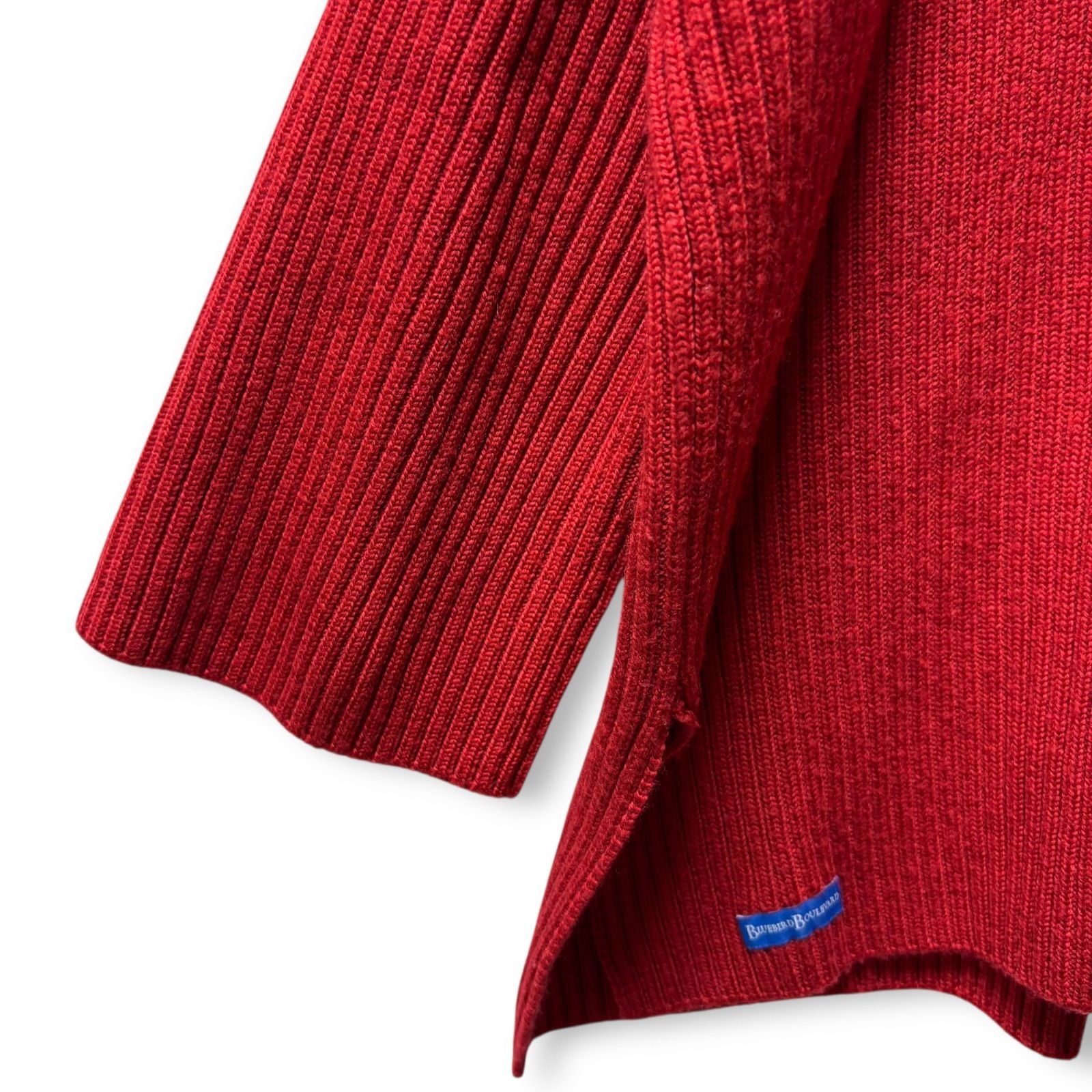 ロンハーマン別注 ブルーバードブルバード リブニットセーター 7分袖