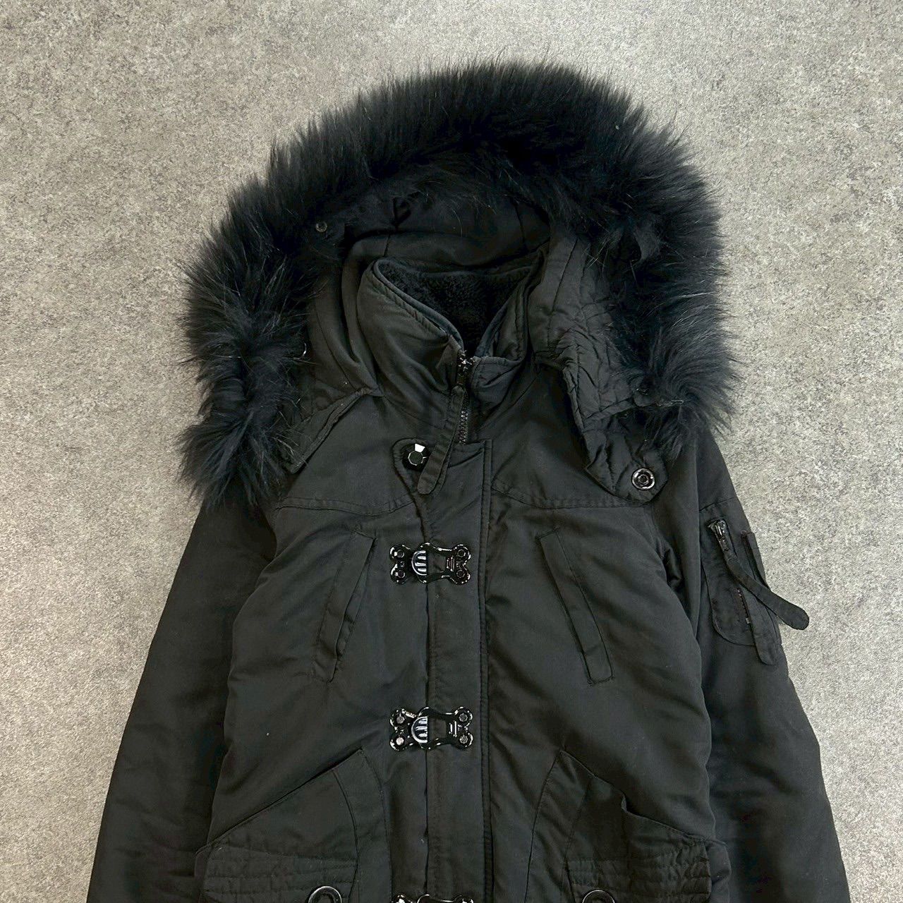 SLY スライ N-3B ミリタリージャケット フライトジャケット ファー付き