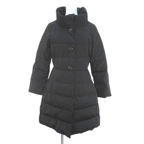 ケイトスペード KATE SPADE ダウンコート ミドル丈 4-A 黒系 ブラック