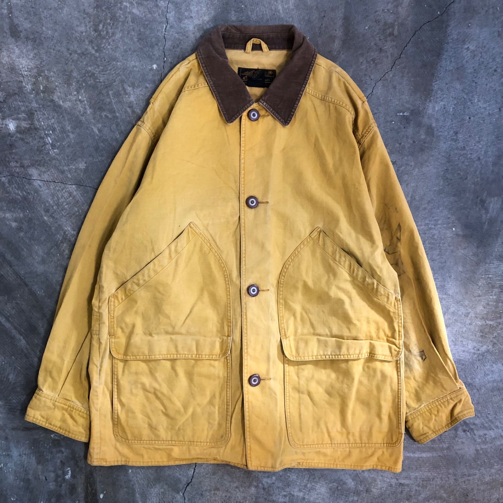 希少 80s Eddie Bauer ハンティングジャケット ヴィンテージ XL 襟 