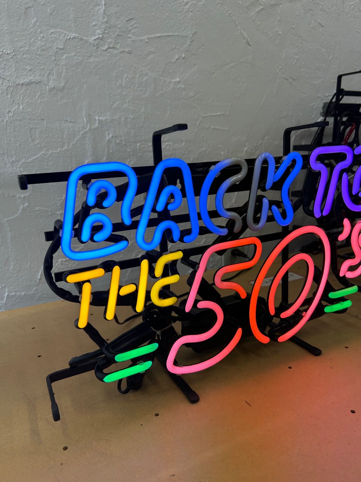 BACK TO THE 50'S BAR ネオン看板 ネオンサイン 広告 店舗用 NEON SIGN