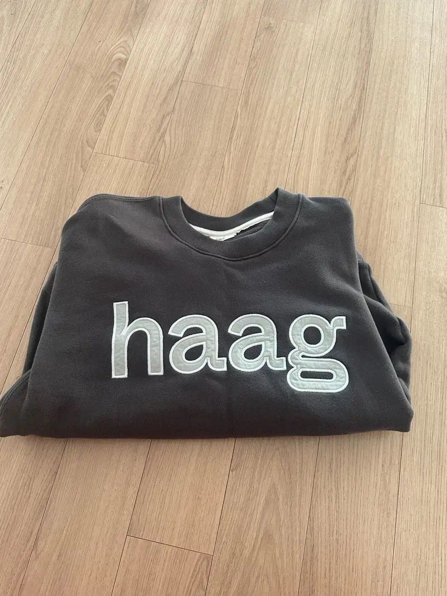 ヘイグ haag スウェット チャコール
