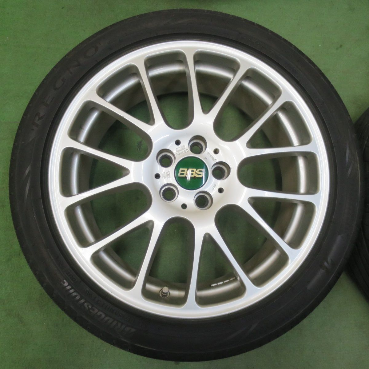 バリ溝！9.5分☆86 BRZ 等 BBS RE5005 鍛造 215/45R17 ブリヂストン