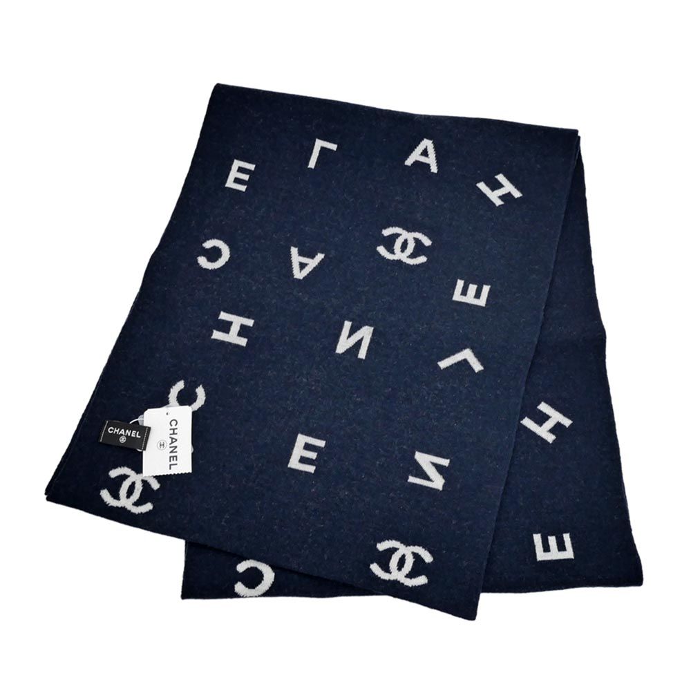 ☆CHANELリバーシブルマフラー(難あり)☆ ☆CHANELリバーシブルマフラー(難あり)☆