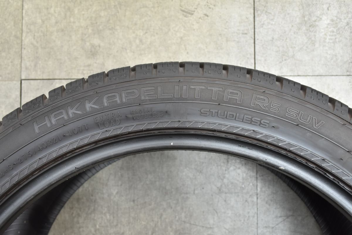  バリ溝 ノキアン ハッカペリッタ R 5 SUV 275 40 21 2本セット ベンツ EQE EQS BMW X 6 ボルボ XC 90 Nokian Tyres Hakkapeliitta 20インチ スタッドレス